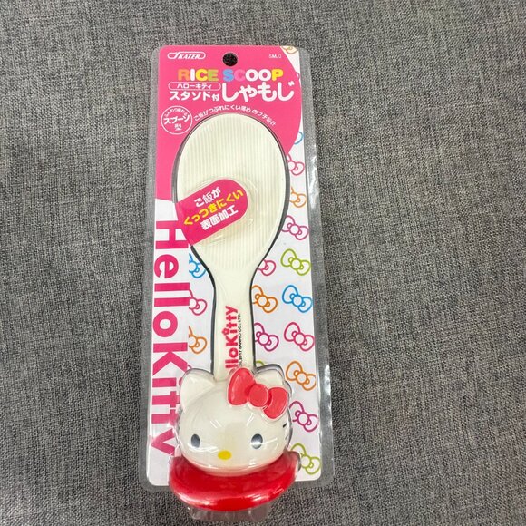 NEW Sanrio Anime Hello Kitty Suction Cup Rice Spoon Non-stick Rice Shovel Kawaii - Picture 5 of 13